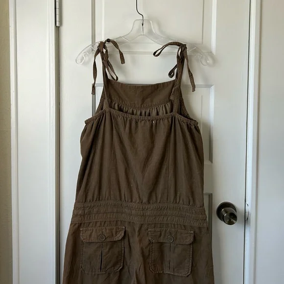 Anthropologie Brown Corduroy Jumpsuit - Picture 6 of 10